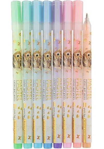 Bruno Visconti Jel Kalem Seti "pastels.", 0.8 , 8 Renk Çok Renkli