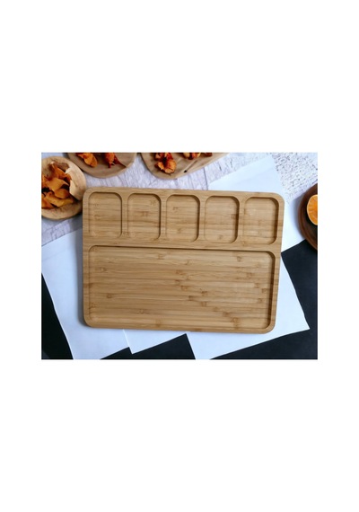 Ahşap Sunum Tabağı & Ahşap Servis Tabağı Bambu
