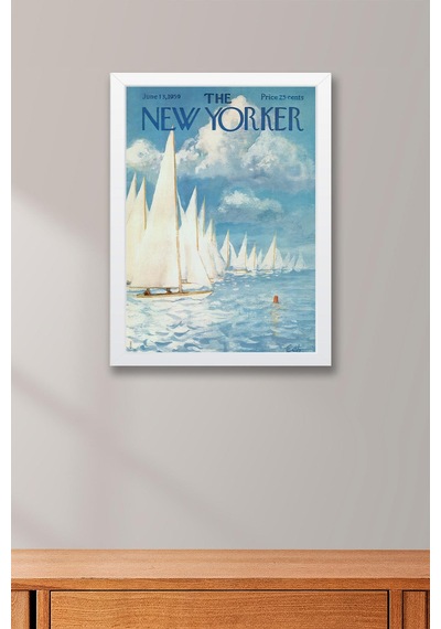 The New Yorker Çerçeveli Tablo June 13 1959