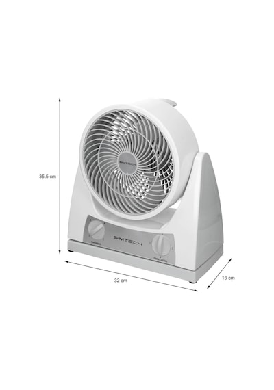 Simtech KM-1723 Masaüstü Vantilatör