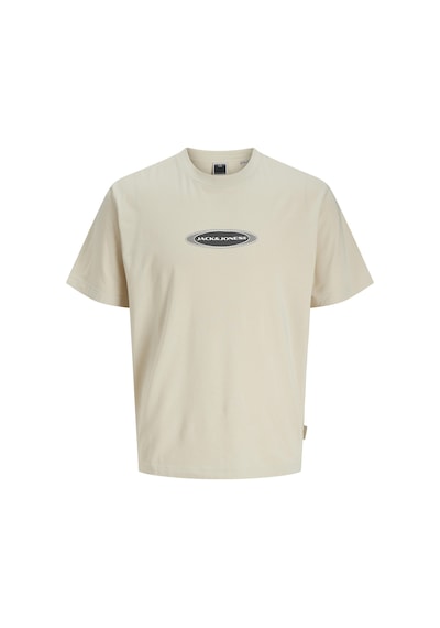 Jack & Jones Jcopacer Brandıng Prınt Tee Ss Crew Neck Moonbeam Moonbeam Çok Renkli