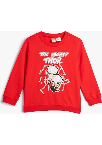 Koton Thor Sweatshirt Lisanslı Uzun Kollu Bisiklet Yaka Pamuklu Şardonlu Kırmızı 4wmb10367tk 4WMB10367TK411 Kırmızı Koton Thor Sweatshirt Lisanslı Uzun Kollu Bisiklet Yaka Pamuklu Şardonlu Kırmızı 4wmb10367tk 4WMB10367TK411 Kırmızı