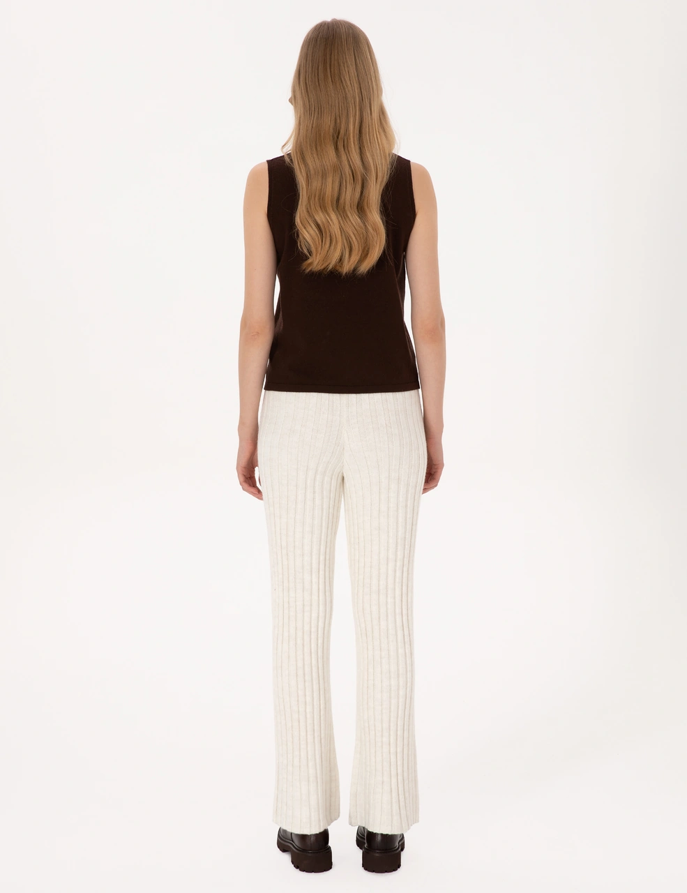 Pierre Cardin Kadın Ekru Pantolon Triko 50311037-vr019