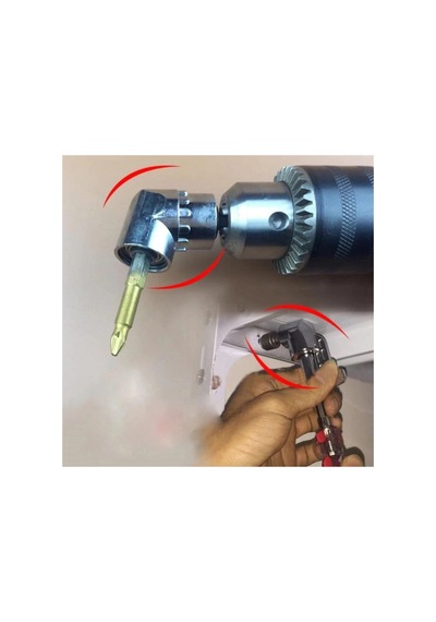 Köşe Vidalama Delme Aparatı 1/4 Hex Matkap Ve Kör Nokta Kısa Kuyruklu Bits