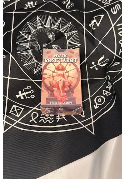 Tarot Orjinal Tarot Kart Mystic Rose Tarot Destesi Ve Kitabı Pembe Örtüsü