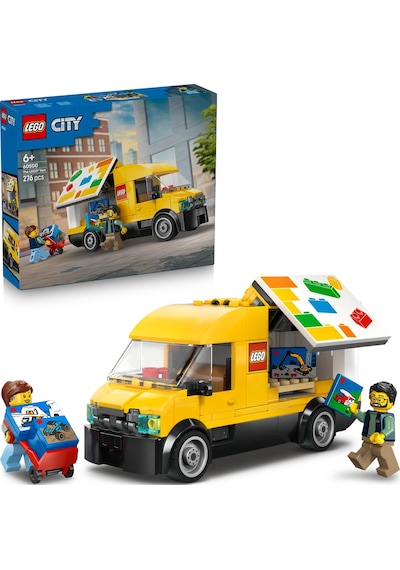 LEGO® City: LEGO Kamyonet 60500 - 6 Yaş ve Üzeri Çocuklar için 2 Minifigür İçeren Yaratıcı Oyuncak Yapım Seti (276 Parça)