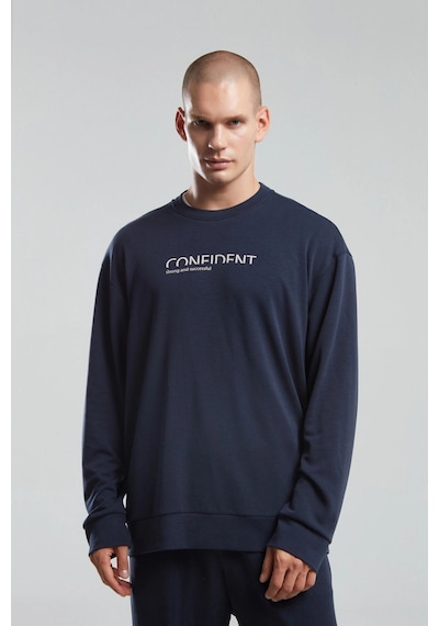 Benmanaj Erkek Haki Sweatshirt - Lacivert Lacivert