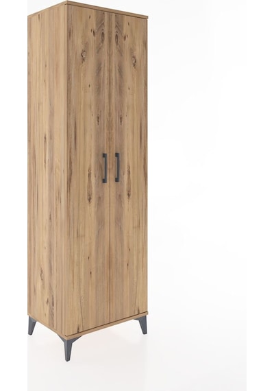 Hyperion Dolap 5 Raflı 2 Kapaklı 60x44x195 Çam-çam Atlas Çam