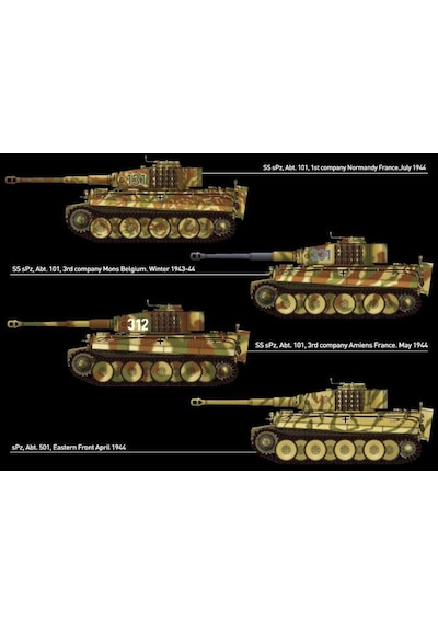 Academy 13287 1/35 Ölçek, Tiger-ı Mid. 70.yıl Normandiya Çıkartması Tankı, Plastik Model Kiti-49151