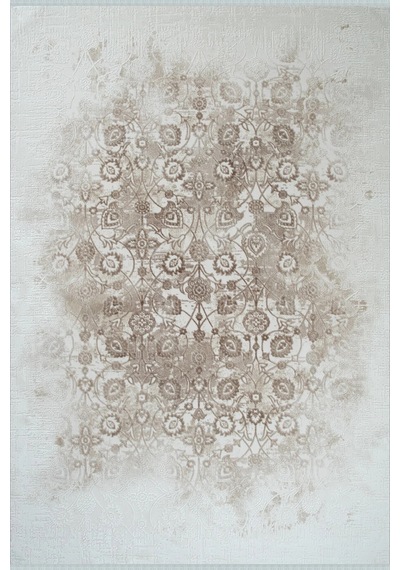 Hoom Rugs Vizyon 3504 Kahverengi Eskitme Desenli Akrilik Halı