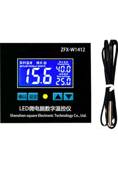 ZFX-W1412A 220Volt 16A LCD  Pano Tip Termostat Kuluçka Makinaları