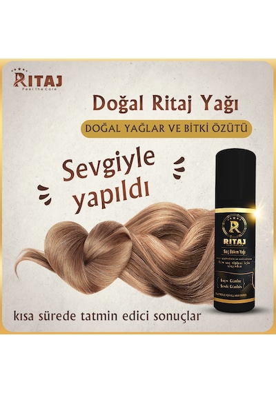 Ritaj 21 Çeşit Doğal Yağ Karışımlı Saç & Sakal Bakım Yağı 100 ML