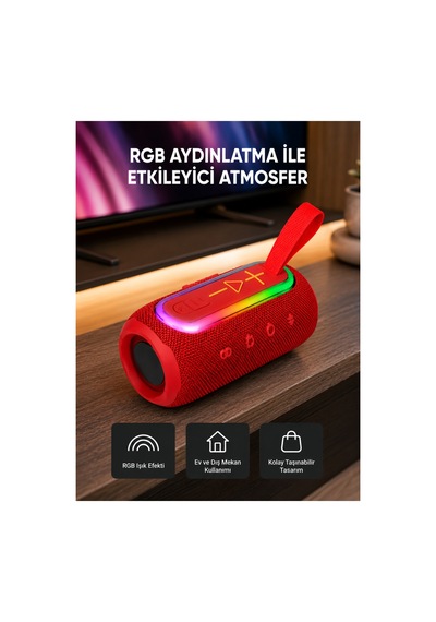 Astraltech Yeni Nesil Bluetooth Taşınabilir Hoparlör Enerji Tasarruflu, Yüksek Ses Kaliteli