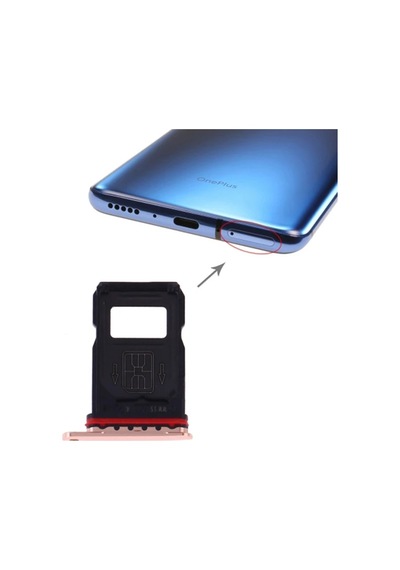 Oneplus 7 Pro Sim Kart Kapağı Tutucu Sim Yuvası- 5775 Siyah