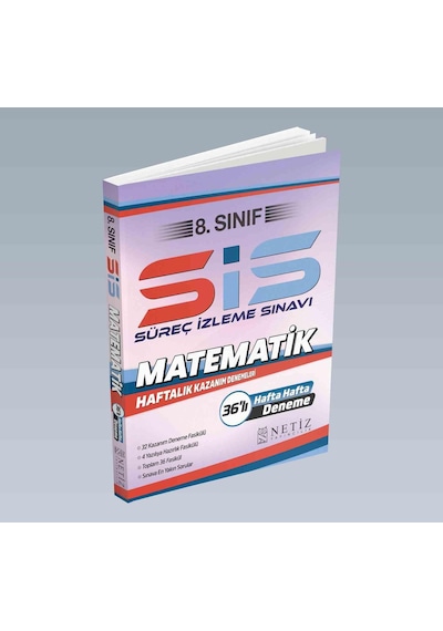 Netiz 8.sınıf Matematik Sis Süreç İzleme Sınavları Haftalık Kazanım Denemeleri