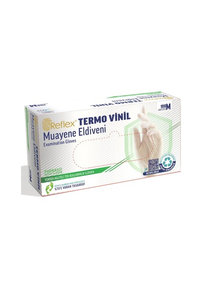 Flex Termovinil Muayene Eldiveni M 100'lü - 6 Adet Tarı