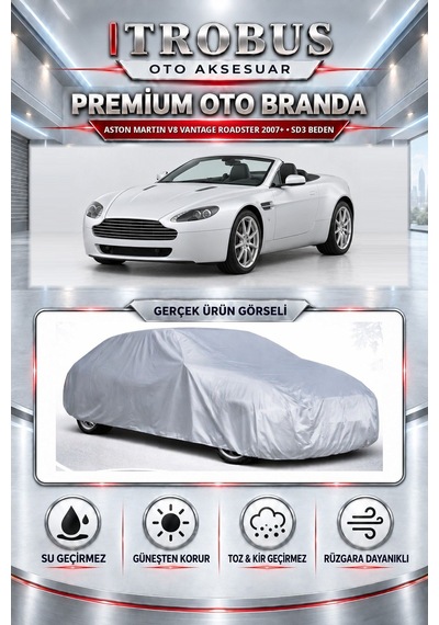 Aston Martin V8 Vantage Roadster 2007 Ve Sonrası Uyumlu Premium Araba Brandası Oto Branda Sd3 Beden