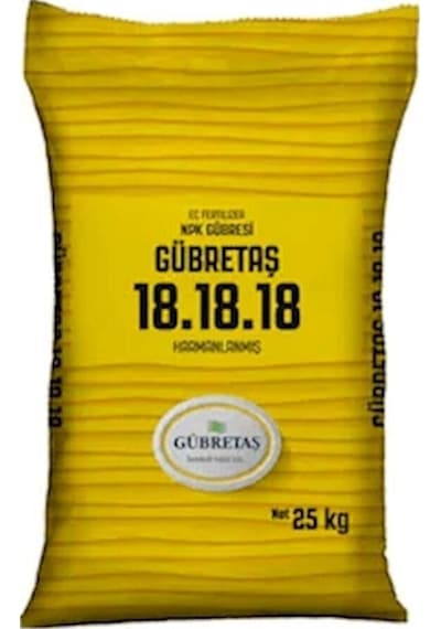 Gübretaş 18.18.18 + Me DaMLama Gübresi 25 KG