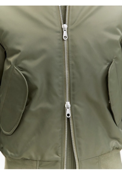 Jack & Jones Jack&jones Jcomotion Erkek Bomber Ceket 12283301 Yeşil