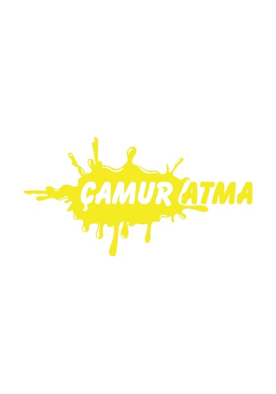 Çamur Atma Araba Sticker 17x17 Cm Sarı