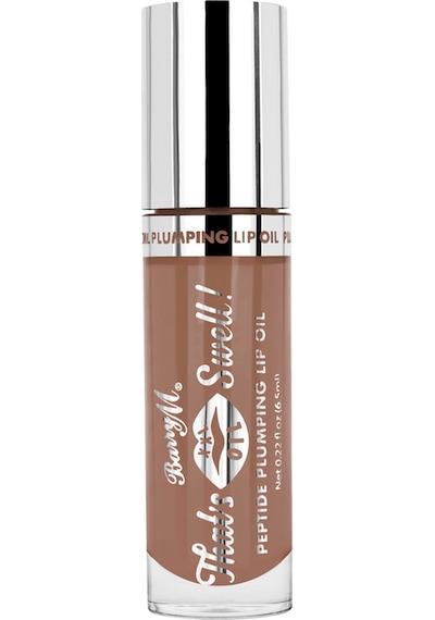 Barry M That's Swell Peptide Plumping Lip Oil Dolgunlaştırıcı Dudak Ruju Lip Gloss Taupe Touch Gri Kahve Toprak