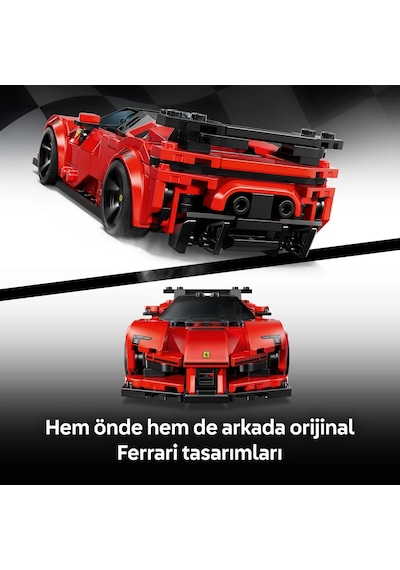 LEGO® Speed Champions Ferrari SF90 XX Stradale Spor Araba 77254 - 9 Yaş ve Üzeri Çocuklar için Oyuncak Yapım Seti (339 Parça)LEGO® Speed Champions Ferrari SF90 XX Stradale Spor Araba 77254 - 9 Yaş ve Üzeri Çocuklar için Oyuncak Yapım Seti (339 Parça)