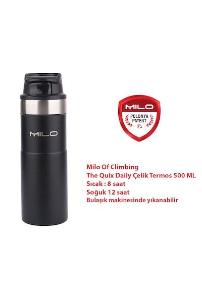Milo Of Climbing The Quix Daily 500 Ml Termos Siyah