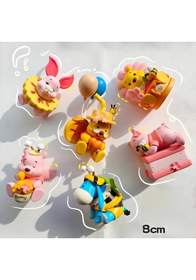 Winnie The Pooh Bahar Serisi Mini Koleksiyon Figürü 8 Cm Rastgele 1 Adet