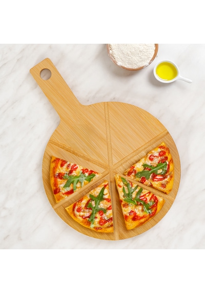 Benante Bambu Yuvarlak Kesme Tahtası - 33 Cm X 23 Cm Bambu
