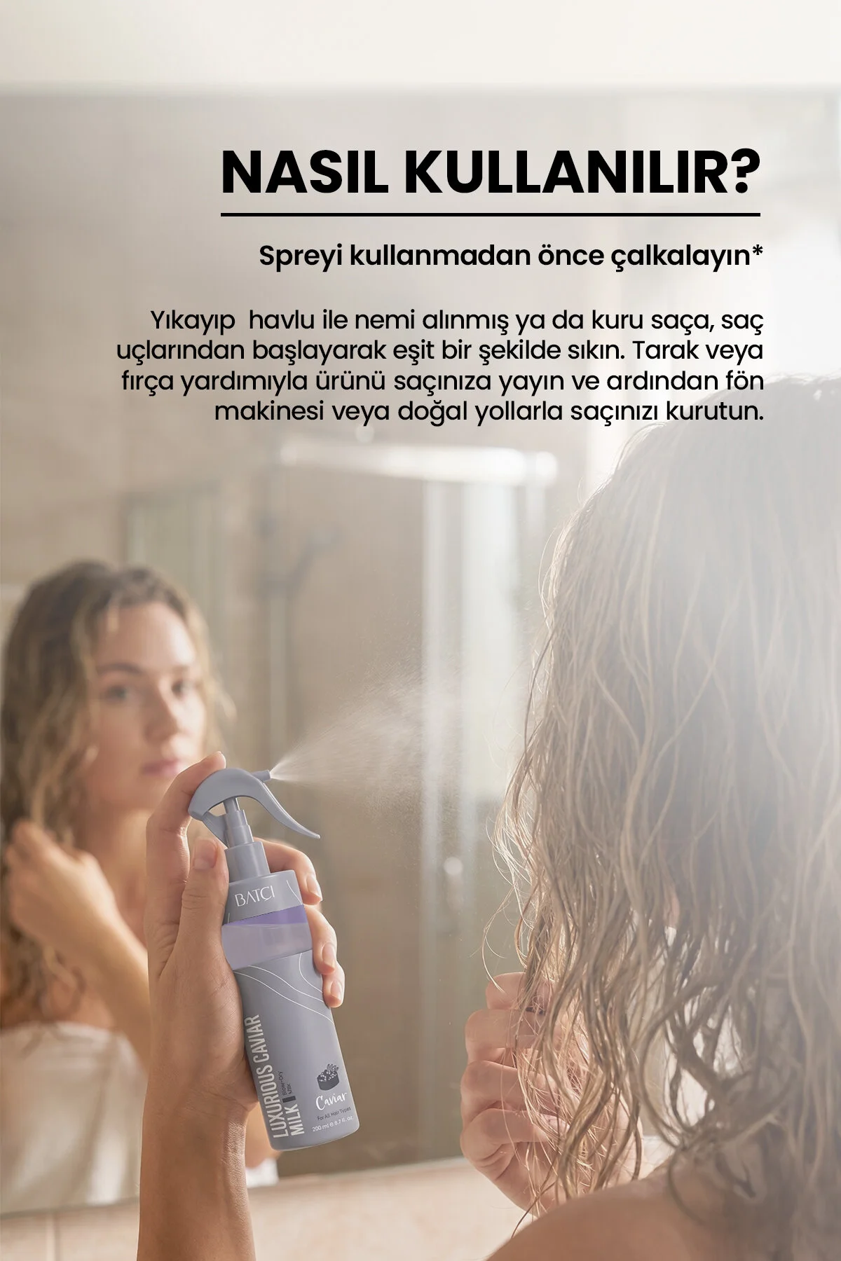 Havyar Özlü Çift Fazlı Saç Bakım Fön Sütü 200 Ml