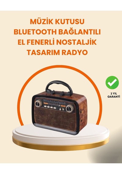 Bluetooth Hoparlör Kablosuz Bağlantı, Geniş Ses Alanı, Radyo Destekli, Hafif Ve Taşınabilir
