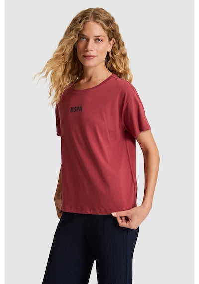 U.S. Polo Assn. U.s. Polo Assn. Kadın Vişne Tişört 50323530-vr223