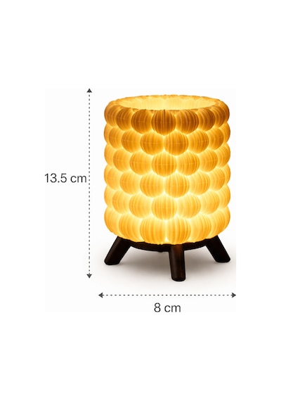 Dekoratif Led Tealight Mumluk Ve Masa Lambası Ambiyans Beyaz