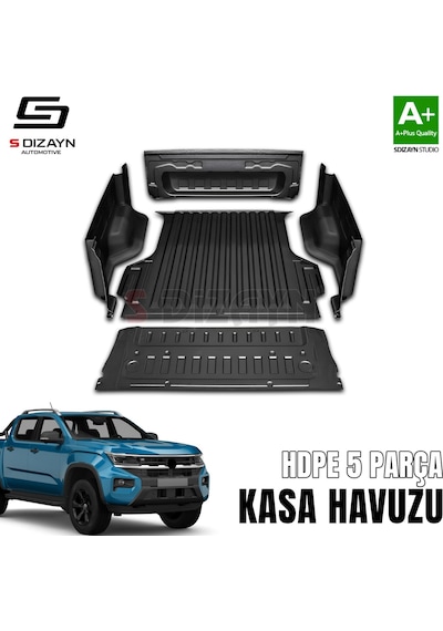 S-dizayn Vw Amarok 2 Hdpe Kasa Havuzu Kaplaması 5 Prç. 2023 Üzeri A+ Kalite