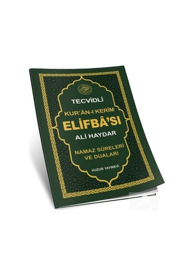 Tecvidli Kur'an -ı Kerim Elifba'sı  - Ali Haydar  - Huzur Yayınevi