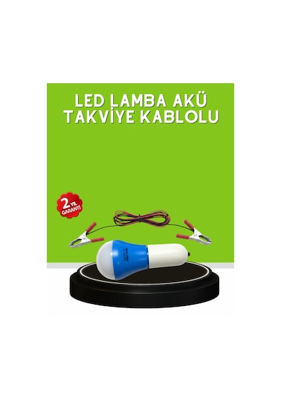 12v Led Ampul Anahtarlı Kablolu Pratik Aydınlatma