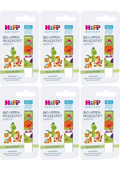 Hipp Babysanft Organik Dudak Nemlendiricisi 4.8gr 6 Lı Set