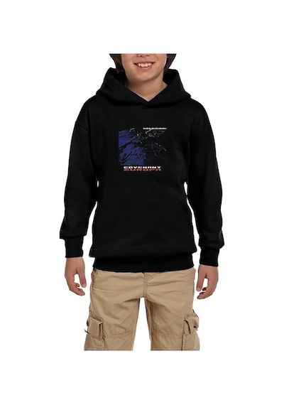 Zepplin Giyim Covenant Europa Siyah Çocuk Kapşonlu Sweatshirt Siyah