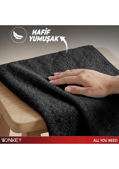 Pamuk El Yüz Havlusu 50x90 Cm, Pamuklu Havlu, Yüz Havlusu, Baş Havlusu, El Havlusu, Yumuşak Ve Emici Banyo Ve Seyahat
