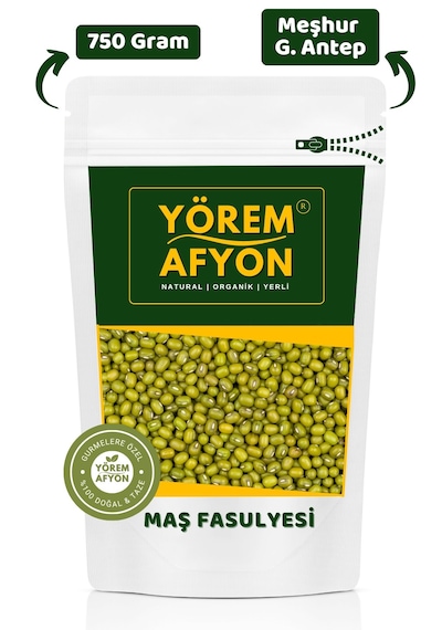 Gaziantep Yöresinden Doğanın Protein Hazinesi Maş Fasulyesi, Cin Börülcesi Vigna Radiata 750gr.