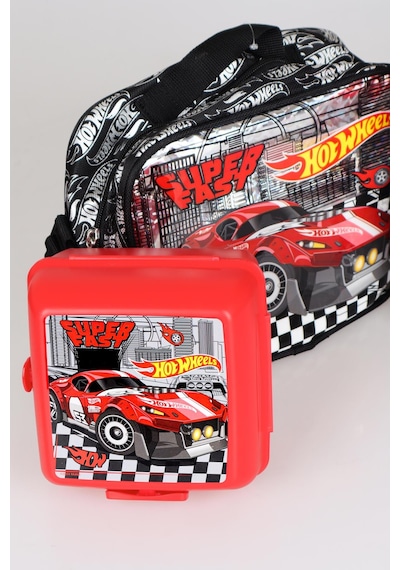 Dekomus İle Yeni Sezon Lisanslı Hot Wheels Beslenme Çantası, 2 Katlı Beslenme Kabı Ve 500 Ml Matara Seti Diğer