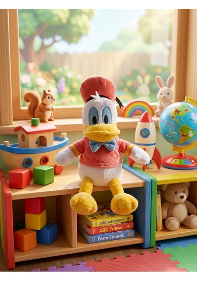 Peluş Ördek Daisy Duck-40 Cm Pembe