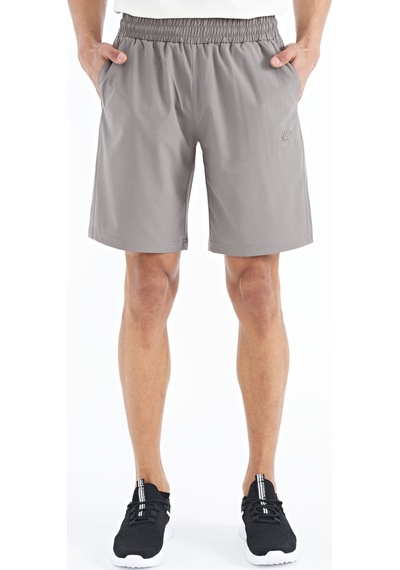Tommy Life Taş Yan Cep Detaylı Lastikli Erkek Şort - 81238 Taş