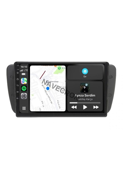 Seat Ibıza 2009-14 9" Uyumlu Androıd Multimedya Gerçek 2/32 Kablosuz Carplay Geri Görüş Kameralı 9"