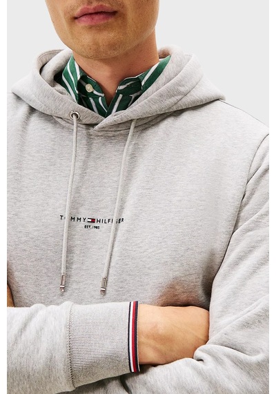 Tommy Hilfiger Erkek Sweat Mw0mw32673 P01 Gri Gri