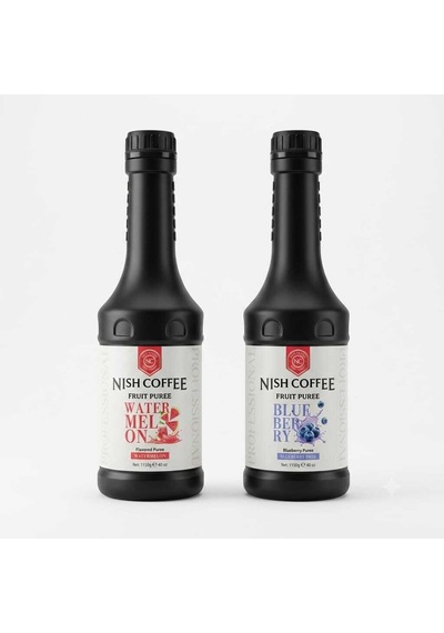Nish Coffee Blue Berry - Karpuz Aromalı Püre Sos 2 X 1.150 Gr