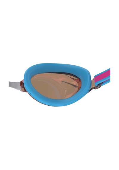 Speedo Vanquisher 3.0 Mirror Yüzme Gözlüğü Gençler İçin Üniseks, Picton Blue/vermillion/gold Mirror, Tek Beden Açık Gri