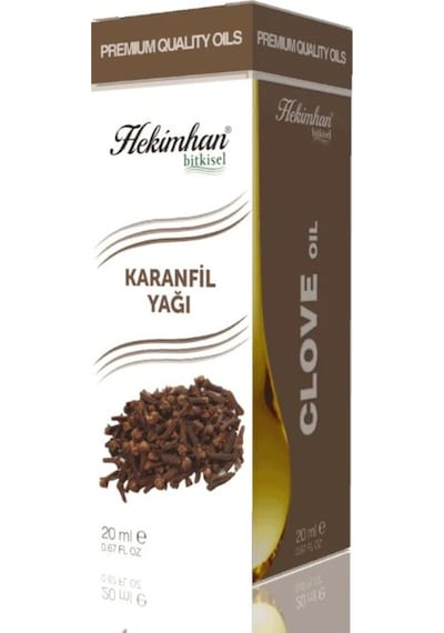Hekimhan Bitkisel Karanfil Yağı 20 ML