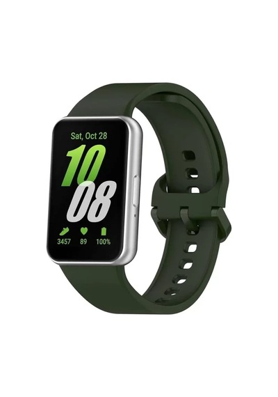Newface Samsung Galaxy Fit 3 Klasik Kordon - Haki Yeşil