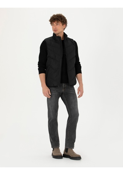 Pierre Cardin Erkek Siyah Mont Yelek 50273116-Vr046 Siyah